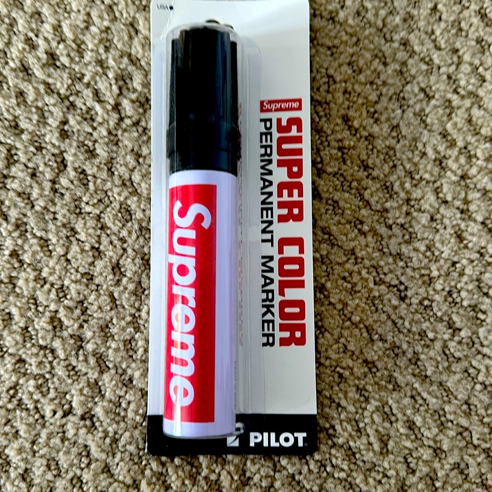 Supreme pilot permanent black marker